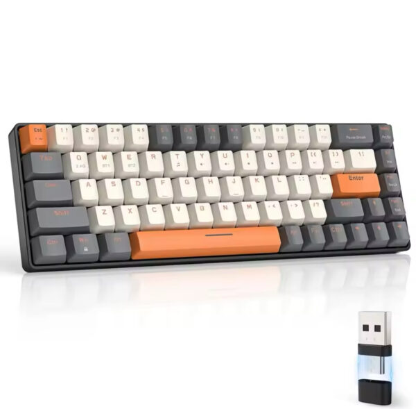 Teclado mecânico sem fio bluetooth